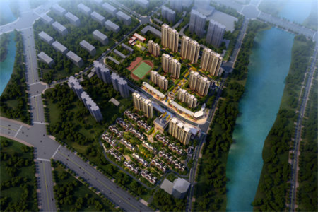 平章府3室2厅1卫133㎡带车库22平，毛坯